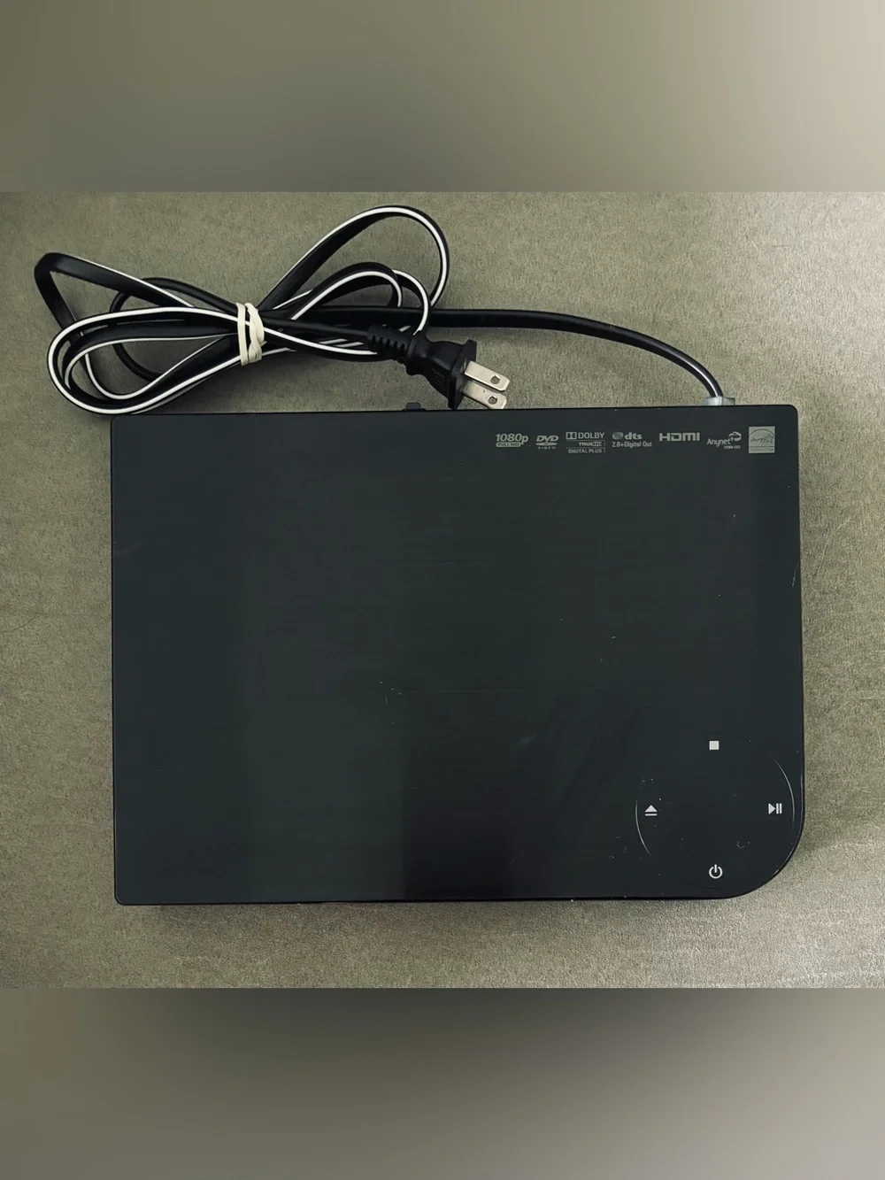 Samsung BD-F5100 Blu-ray DVD Player 1080p HDMI Tested - No Remote